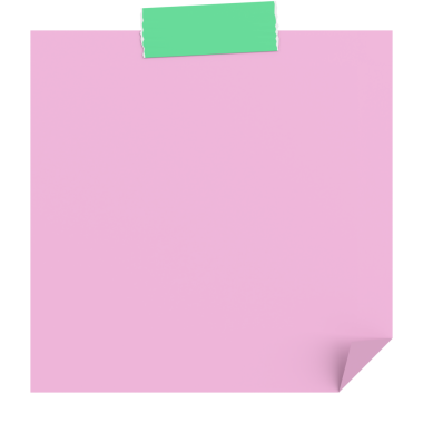 Üç boyutlu not defteri. Yapışkan bir not. 3B illüstrasyon.