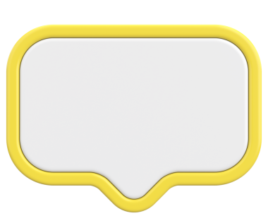 Konuşma balonu. Sohbet balonu. 3B illüstrasyon.