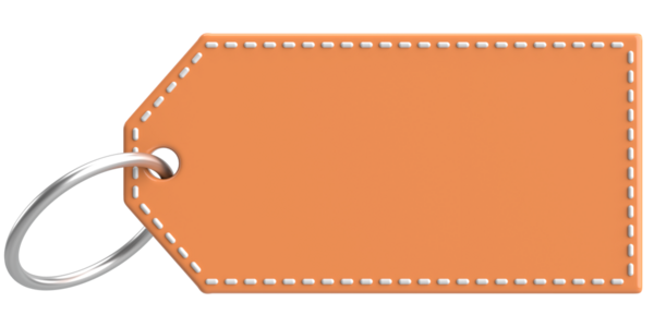 Fiyat etiketi Fiyat etiketi 3B illüstrasyon.