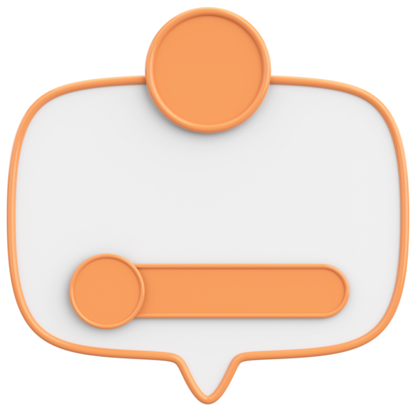 Profil kutusu. Sosyal medya profili. 3B illüstrasyon.