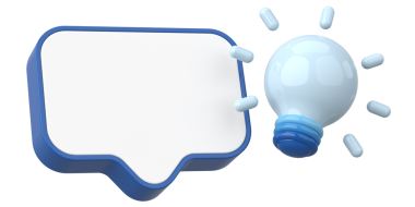 Etkileşimli ipuçları. Hızlı ipuçları. 3B illüstrasyon.