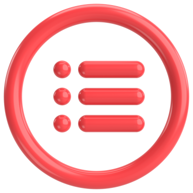 Üç bar menüsü. Hamburger menüsü. 3B illüstrasyon.