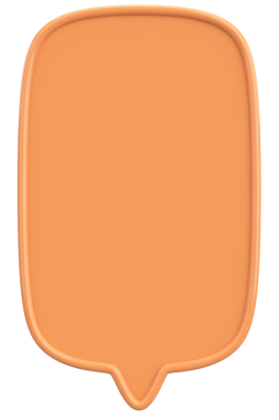 Konuşma balonu. Mesaj kutusu. 3B illüstrasyon.