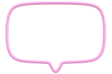 Konuşma balonu. Mesaj kutusu. 3B illüstrasyon.