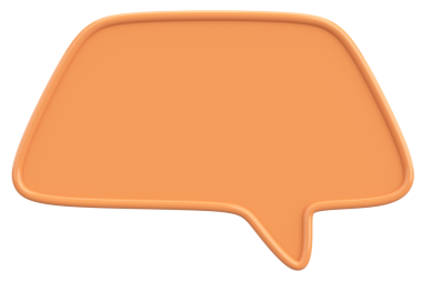 Konuşma balonu. Mesaj kutusu. 3B illüstrasyon.