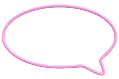 Konuşma balonu. Mesaj kutusu. 3B illüstrasyon.