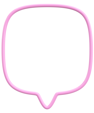 Konuşma balonu. Mesaj kutusu. 3B illüstrasyon.