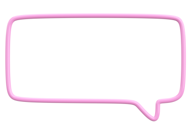 Konuşma balonu. Mesaj kutusu. 3B illüstrasyon.