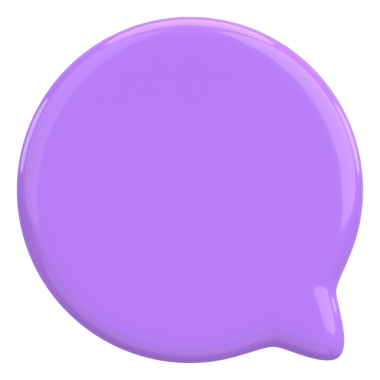 Konuşma balonu. Mesaj kutusu. 3B illüstrasyon.