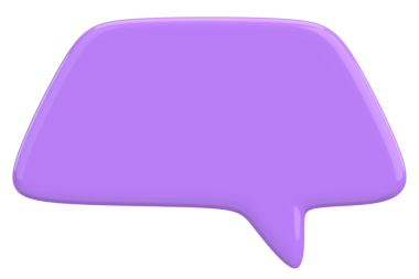 Konuşma balonu. Mesaj kutusu. 3B illüstrasyon.