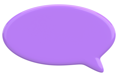 Konuşma balonu. Mesaj kutusu. 3B illüstrasyon.