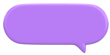 Konuşma balonu. Mesaj kutusu. 3B illüstrasyon.