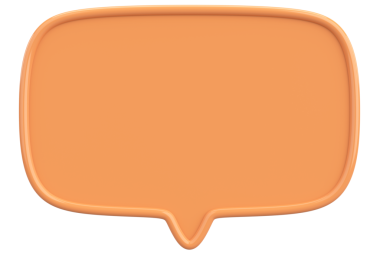 Konuşma balonu. Mesaj kutusu. 3B illüstrasyon.