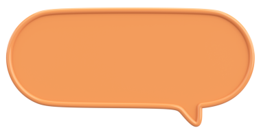 Konuşma balonu. Mesaj kutusu. 3B illüstrasyon.