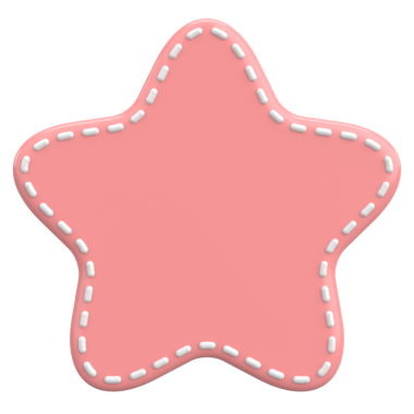 Yıldız Şekli Fiyat Etiketi. 3B illüstrasyon.