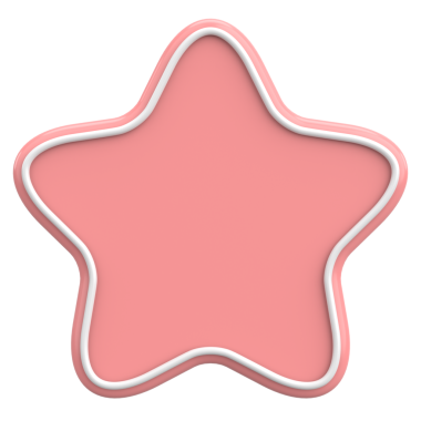 Yıldız Şekli Fiyat Etiketi. 3B illüstrasyon.