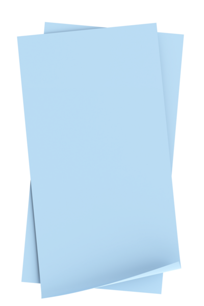 Üç boyutlu not defteri. Yapışkan bir not. 3B illüstrasyon.