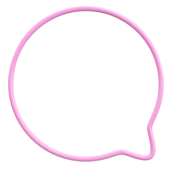 Konuşma balonu. Mesaj kutusu. 3B illüstrasyon.