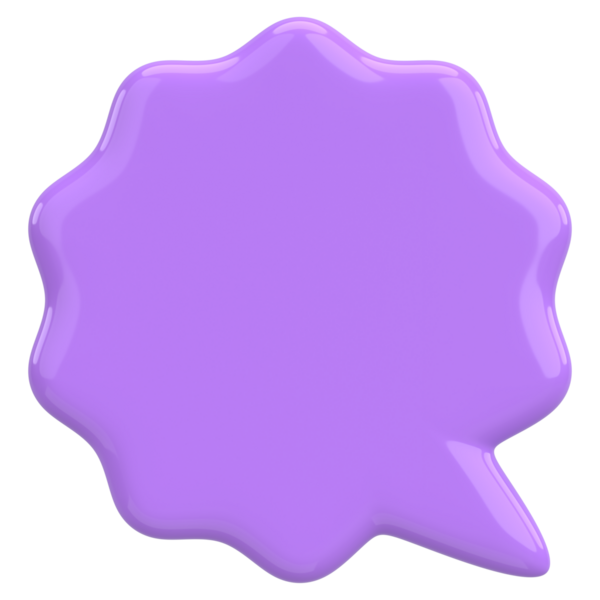 Konuşma balonu. Mesaj kutusu. 3B illüstrasyon.