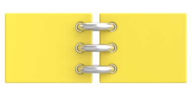 Üç boyutlu skor tabelası. Zaman etiketi. 3B illüstrasyon.