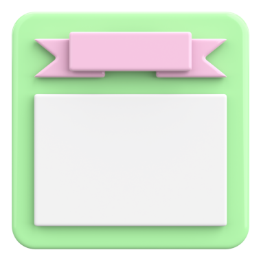 Üç boyutlu not kağıdı. 3B illüstrasyon.