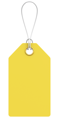 Fiyat etiketi Fiyat etiketi 3B illüstrasyon.