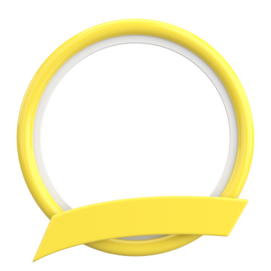 Sosyal medya için profil çerçevesi. 3B illüstrasyon.