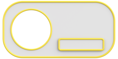 Profil kutusu. Sosyal medya profili. 3B illüstrasyon.