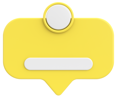 Profil kutusu. Sosyal medya profili. 3B illüstrasyon.