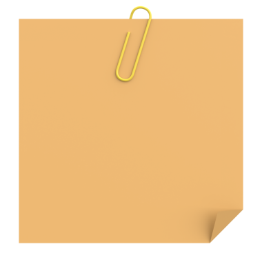 Üç boyutlu not defteri. Yapışkan bir not. 3B illüstrasyon.