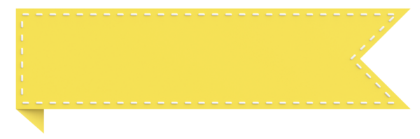 Kurdele etiketi. Fiyat etiketi 3B illüstrasyon.