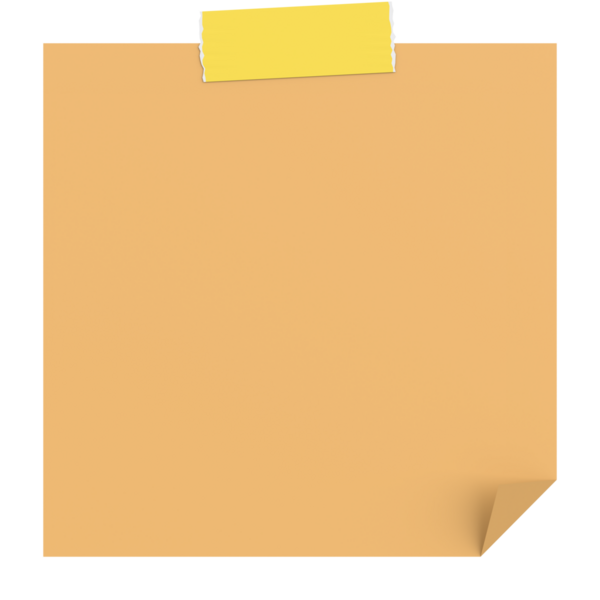 Üç boyutlu not defteri. Yapışkan bir not. 3B illüstrasyon.