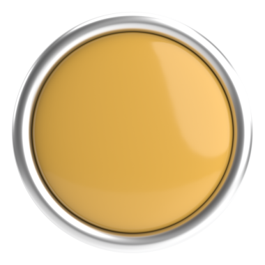 Üç boyutlu daire düğmesi. Boş tuş. 3B illüstrasyon.