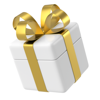 Üç boyutlu hediye kutusu. 3B illüstrasyon.