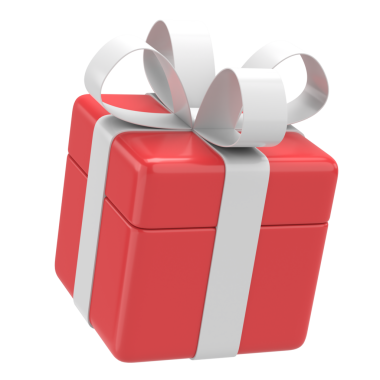 Üç boyutlu hediye kutusu. 3B illüstrasyon.