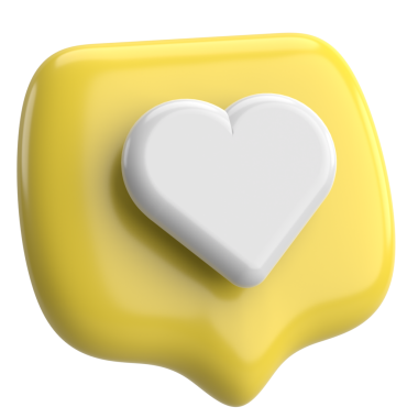 İkon gibi. Düğme gibi. 3B illüstrasyon.