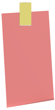 Üç boyutlu not kağıdı. Yapışkan bir not. 3B illüstrasyon.