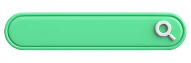 Arama alanı. Arama barı. 3B illüstrasyon.