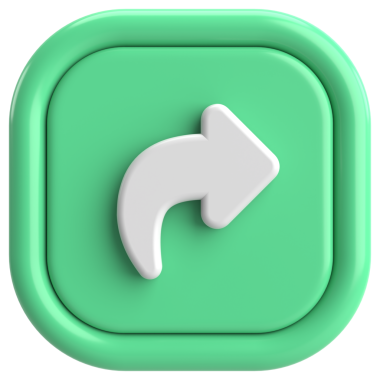 Paylaş düğmesi. Simgeyi paylaş. 3B illüstrasyon.