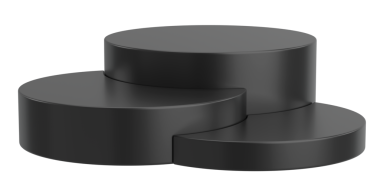 Ürün sergisi. Ürün podyumu. 3B illüstrasyon.