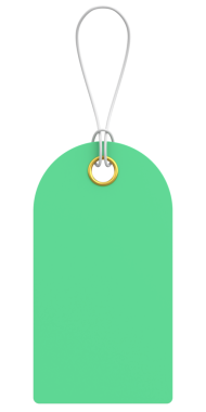 Fiyat etiketi Fiyat etiketi 3B illüstrasyon.