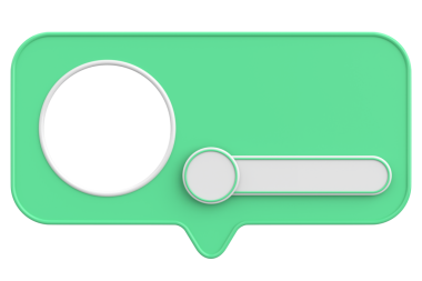 Profil kutusu. Sosyal medya profili. 3B illüstrasyon.