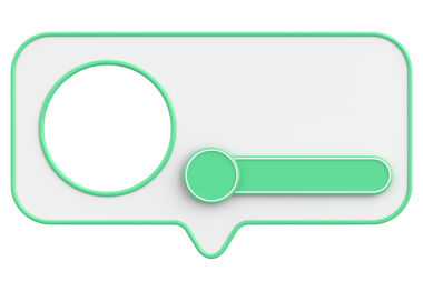 Profil kutusu. Sosyal medya profili. 3B illüstrasyon.