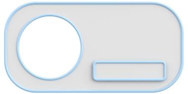 Profil kutusu. Sosyal medya profili. 3B illüstrasyon.