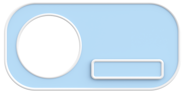 Profil kutusu. Sosyal medya profili. 3B illüstrasyon.