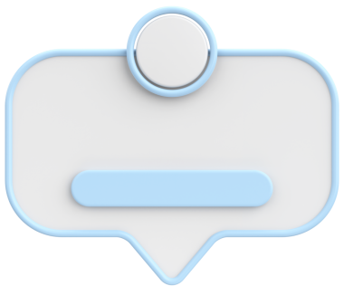 Profil kutusu. Sosyal medya profili. 3B illüstrasyon.