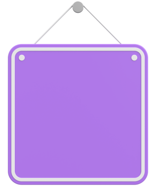 Boş Asılma İşareti. 3B Görüntü.