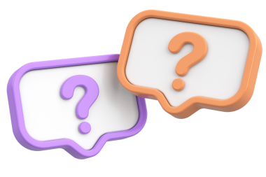 Soru işareti işareti. 3B illüstrasyon.