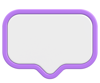 Konuşma balonu. Sohbet balonu. 3B illüstrasyon.