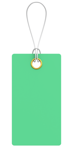 Fiyat etiketi Fiyat etiketi 3B illüstrasyon.